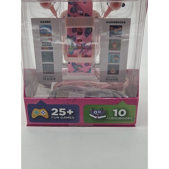 ITECH Jr. Kids Smartwatch Butterfly Band Earbuds W/MP3 Jack 25+ STEM Games - Picture 14 of 16